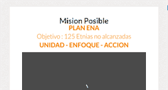 Desktop Screenshot of misionposible.org